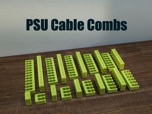 pc psu cable combs by bagoon hobby & diy cablecomb cablecombs 3d print model - Mito3D