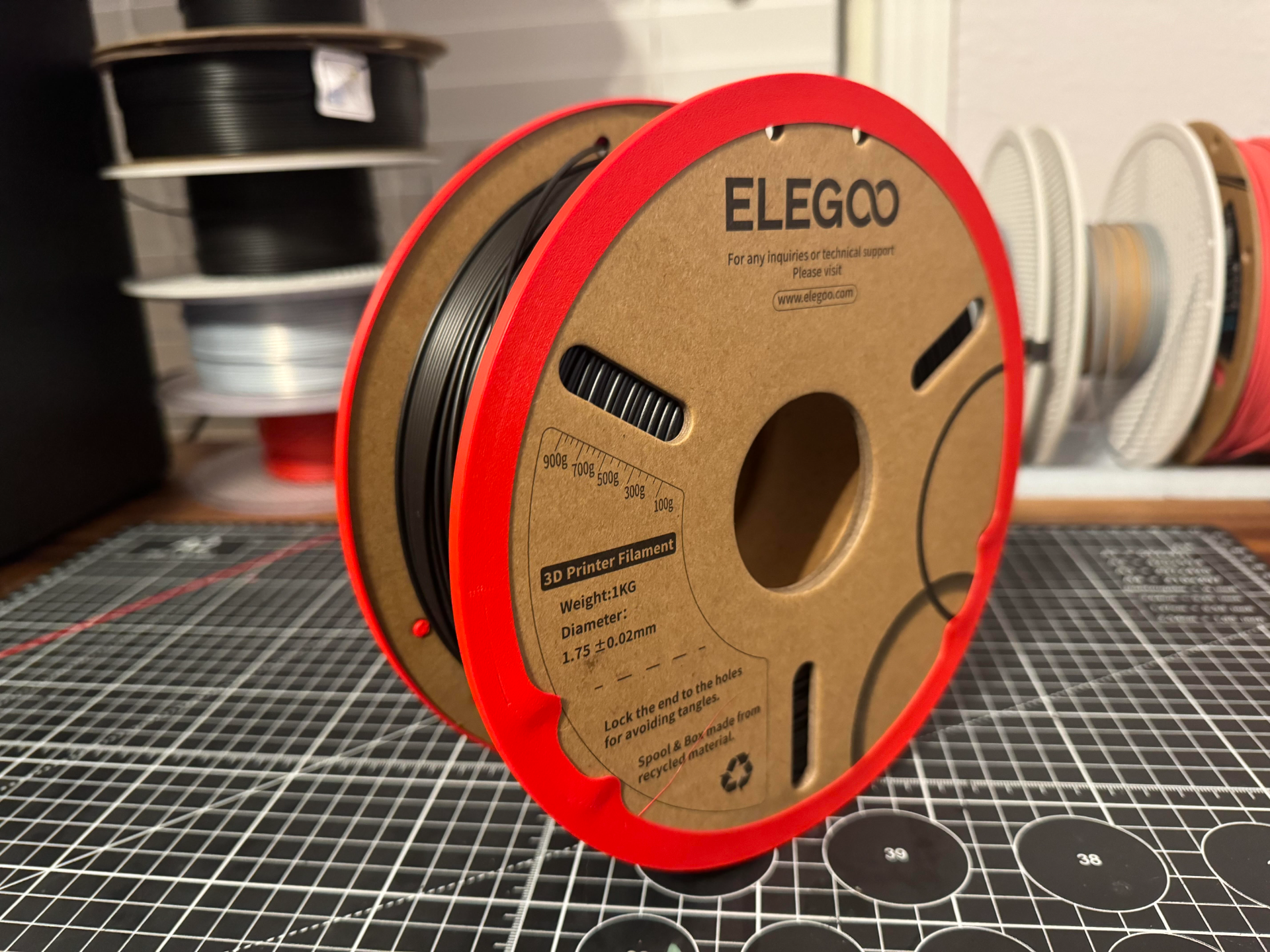 elegoo ams spule adapter by benny 3d drucker zubehör neptun adaptiv sparer hydra schnell drucken sport lächerlich karton pla profi 3D print model - Mito3D