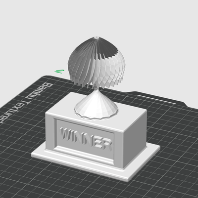 turbo trofeo vincitore by nie x671722 arte modelli 3d print model - Mito3D