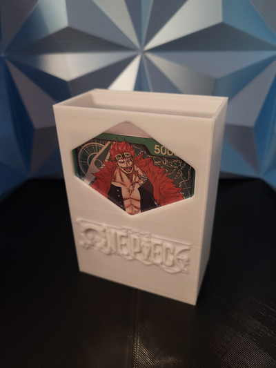 cubierta caja sencillo trozo by sausebart juguetes juegos pieza tcg deckbox einfach luffy tarjeta juego 3d print model - Mito3D