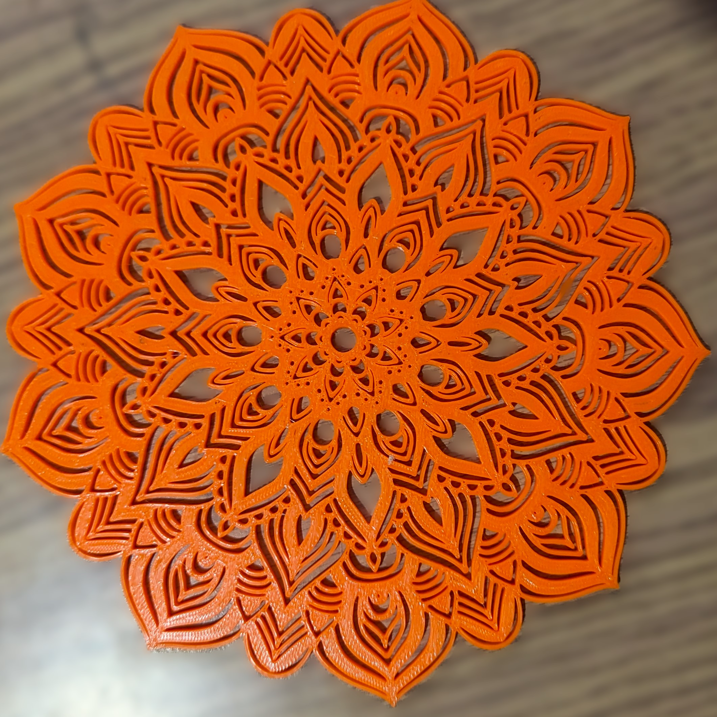 mandala single color wall art 4 by omegapoint household decor fun easy 3D print model - Mito3D