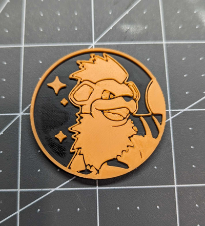 crecer pokemon moneda by joeythatoneguy juguetes juegos caracteres 3d print model - Mito3D