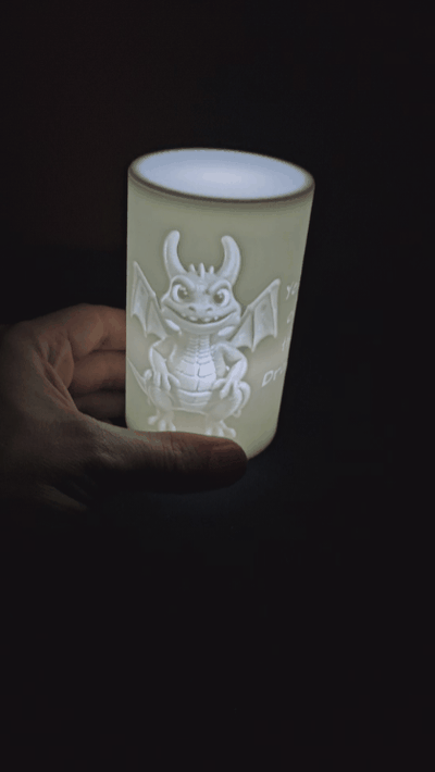 nightlamp lithophane year of dragon by raphineu generative 3d model hueforge & litho lamp dragonyear yearofthedragon 3d print model - Mito3D