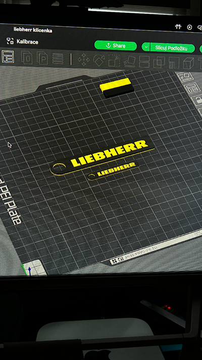 liebherr key by jradimersky art signs & logos 3d print model - Mito3D