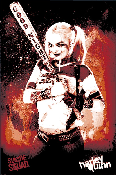 harley quinn by avgcz2 generativo 3d modello fucina cappelli litofania 3d print model - Mito3D