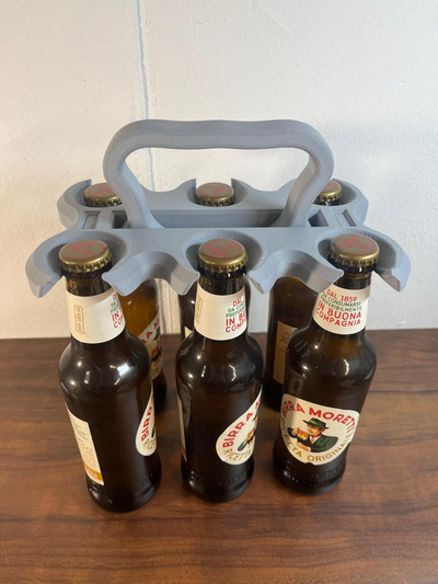 6x cerveja transportadora by solução impressão ferramentas aparelhos garrafa lidar 3d print model - Mito3D