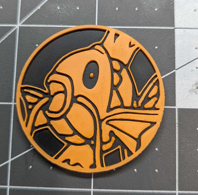 magikarp pokemon madeni para versiyon 2 0 by joeythatoneguy oyuncaklar oyunlar karakterler 3d print model - Mito3D