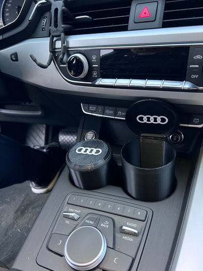 voiture poubelle récipient cendre plateau personnalisé couvercle by kyaenos loisir diy véhicules audi tasse audia4 organisateur accessoires terre vagabond rs4 cendrier 3d print model - Mito3D