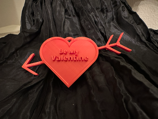 san valentino cuore freccia by dotwacker arte modelli amorini be 3d print model - Mito3D