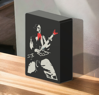 pantera - dimebag darrell tribute lightbox by rd3dprints art signs & logos walk heavy metal 3dprinting 3d print model - Mito3D