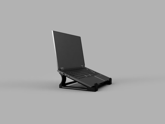 laptop stand 14'' modelle by pureviolence1kreator haushalt büro base halter unterstützung zubehörteil ständer 3d print model - Mito3D