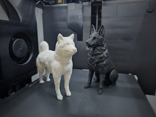 pastor cão alemão remixado by negão miniaturas animais 3d print model - Mito3D