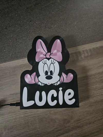 boite disney bébé personnaliser by poupy007 art panneaux logos 3d print model - Mito3D