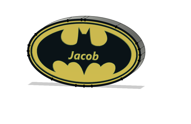 batman caja ligera jacob in medio by casperslim arte señales logos ligero 3d print model - Mito3D