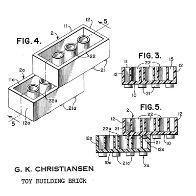 alternate lego patent art by scubapauly 2d patentart lineart 3d print model - Mito3D