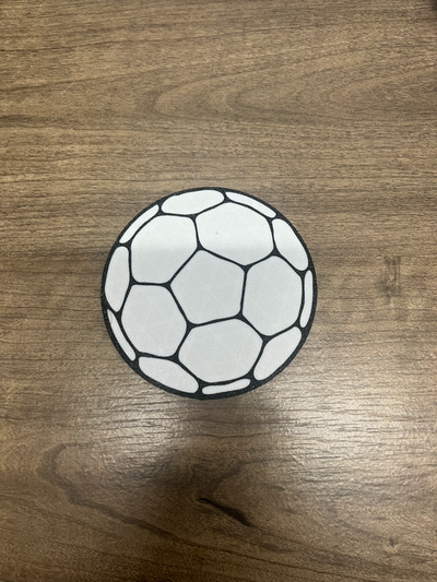 fútbol pelota portavasos by cf3d diseños casa modelos conjunto montaña balón rusa 3d print model - Mito3D