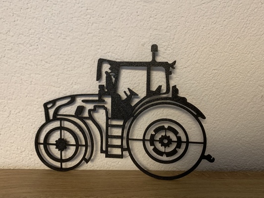 fendt 728 gen 7 silhouette art mural by éclaireur 133 panneaux logos tracker 3d print model - Mito3D