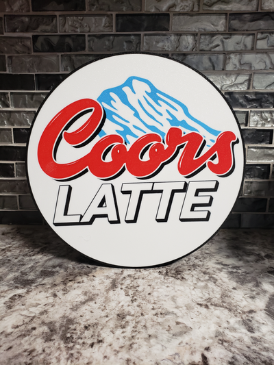 coors latté firmar by congeladonorte arte señales logos cerveza caja ligera led 3d print model - Mito3D