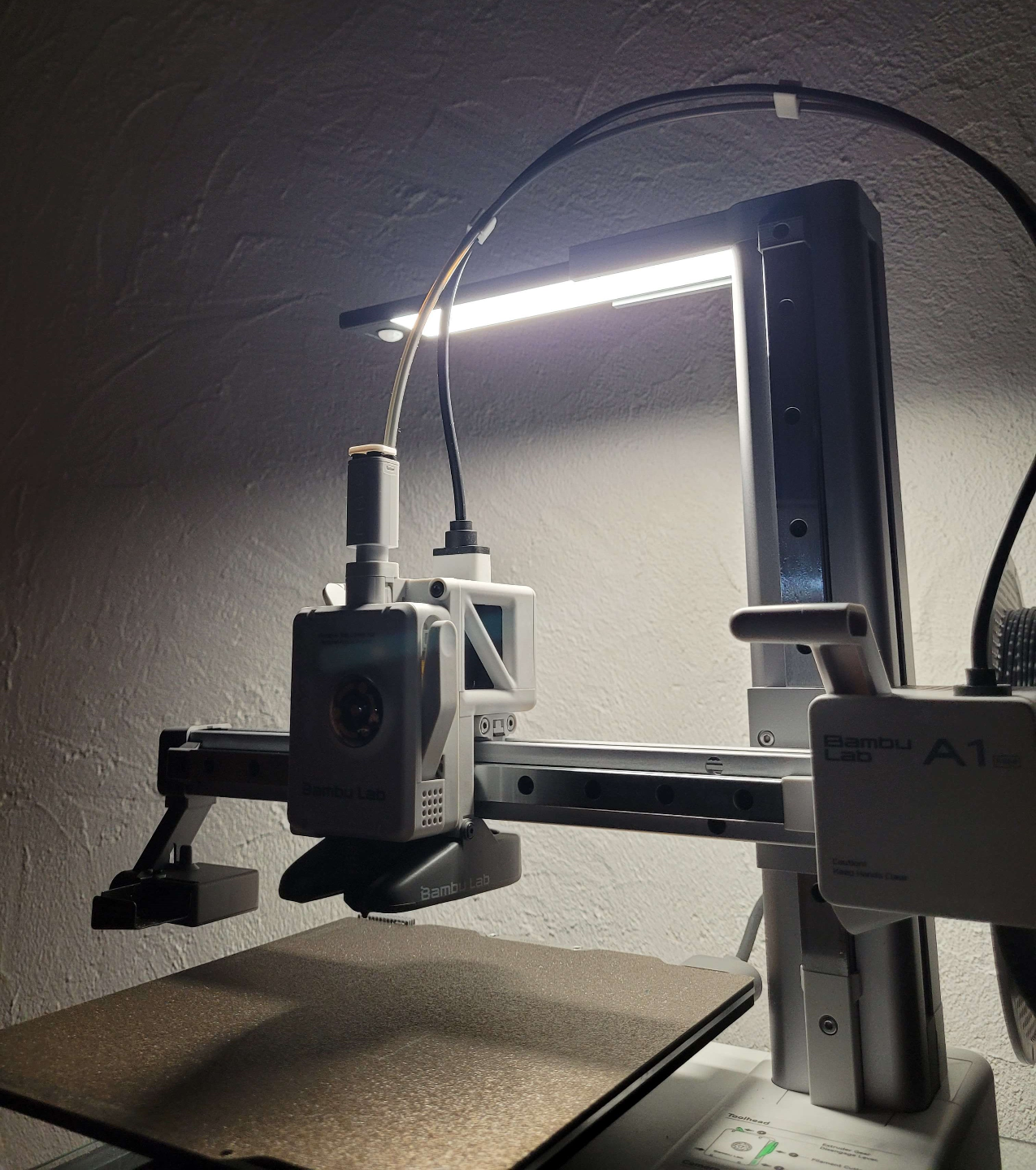 a1 mini led schiene by arkhan 3d drucker zubehör lichtleiste licht startseite mantel achse xiaomi aktualisierung 3D print model - Mito3D