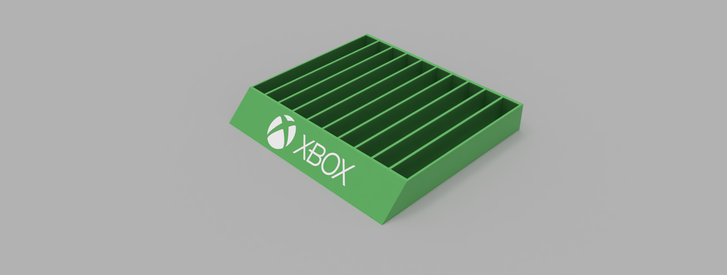 xbox jogos ficar pé by marius6182000 ferramentas organizadores 3d print model - Mito3D