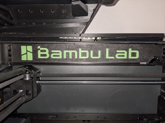 bambu laboratoire câble chaîne garde couverture gaine by canard 3d imprimante accessoires améliorer p1s accessoire x1c logo 3d print model - Mito3D