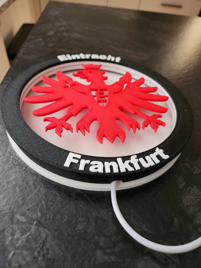 unidade logotipo luminária by markus2210 arte sinais logotipos frankfurt 3d print model - Mito3D