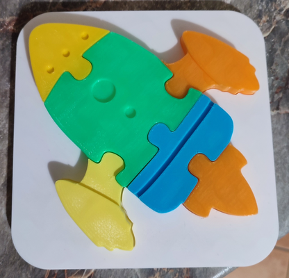 razzo puzzle ragazzi by jpokorny12 giocattoli giochi 3d print model - Mito3D