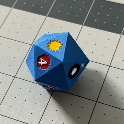 formuliert aktion d20 anfänger regeln anfang kollision rollen by abonnieren spielzeuge spiele tafel formel 1 spiel würfel rollen 3d print model - Mito3D