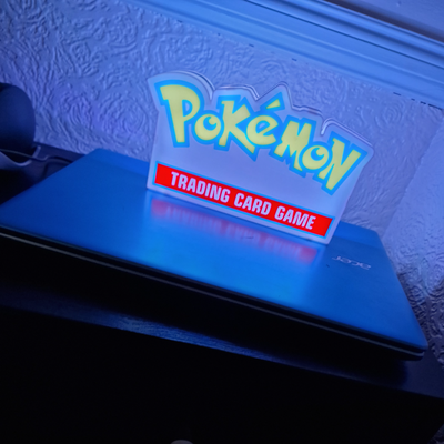 pokemon trading card game by 3dcreativecustom art signs & logos light box 3d print model - Mito3D