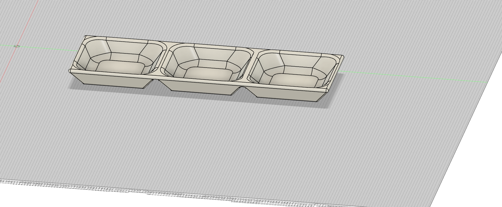 triple craft bowl by tractordude hobby & diy crafting 3D print model - Mito3D