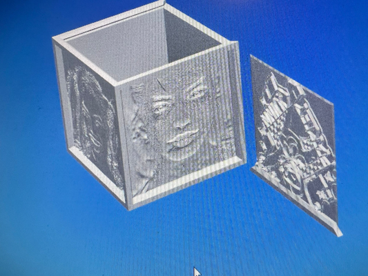 harley quinn lithophan licht box by fatalchaos25 haushalt dekor puddin dc wunder verrückt 3d print model - Mito3D