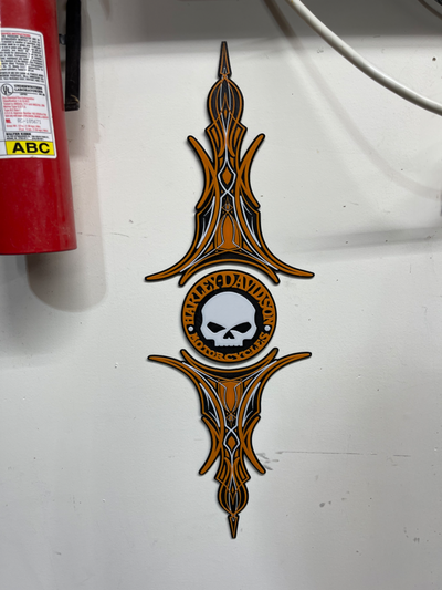 harley davidson parede placa by websters criações arte sinais logotipos harley davidson bicicleta motocicleta 3d print model - Mito3D