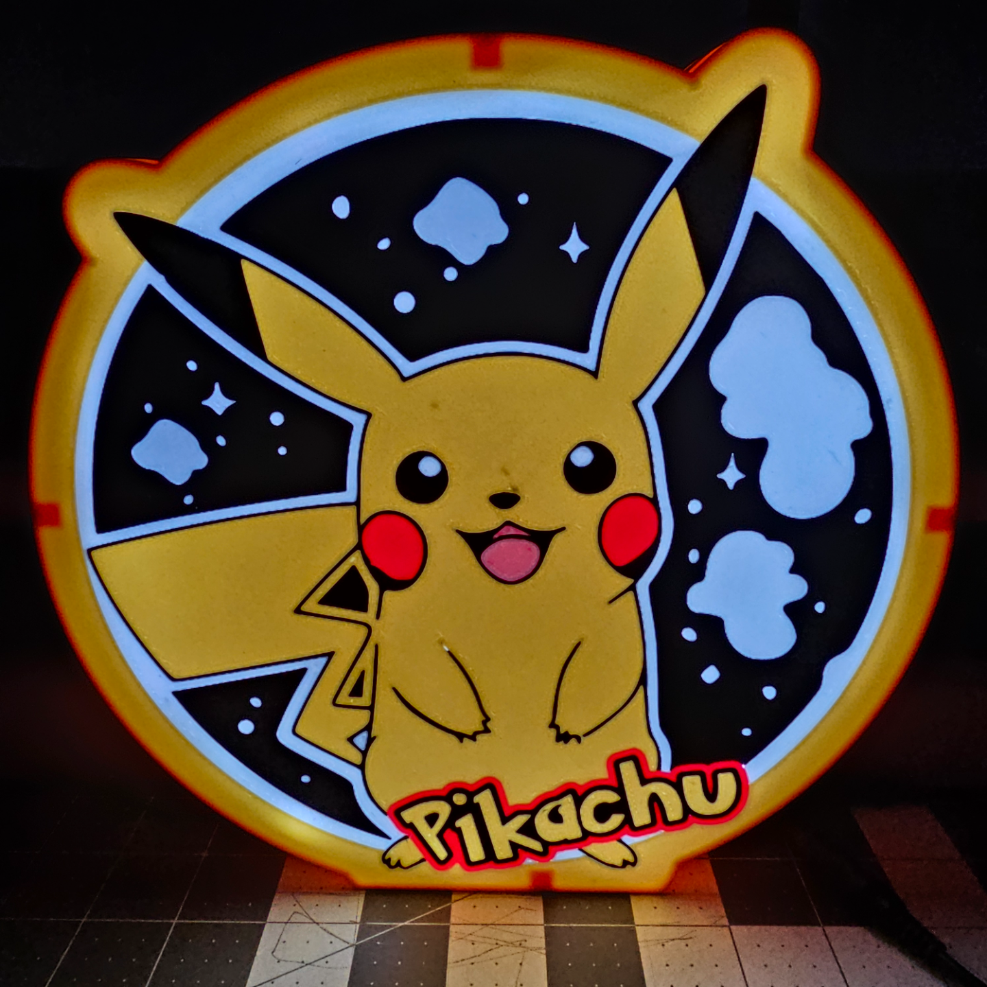 pokemon pikachu caja ligera by bbougie3d casa decoración 3D print model - Mito3D