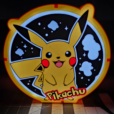 pokemon pikachu caja ligera by bbougie3d casa decoración 3d print model - Mito3D