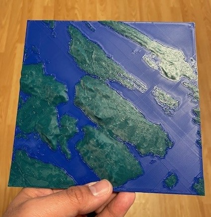 salz frühling insel karte by oreodampfwagen bildung geographie kanada bc salzquelle westküste topografisch vancouver 3D print model - Mito3D