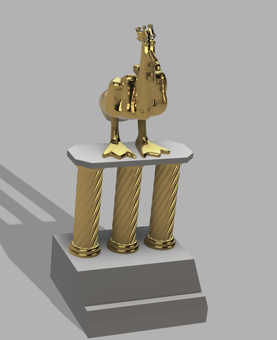 is trophée in monde hommage by stup garenne ménage décor 3d print model - Mito3D