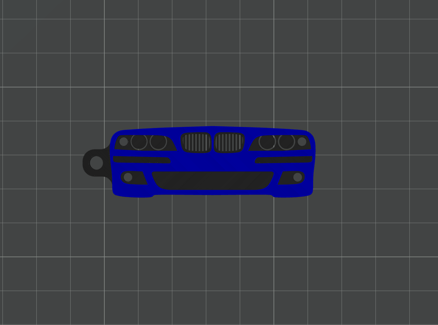 bmw e39 m5 by andy köstebek sanat 2d araba anahtarlık carkeychain bmw 3D print model - Mito3D