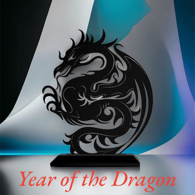 dragon of year by bambaxp household decor happy chinese holiday 3d print model - Mito3D