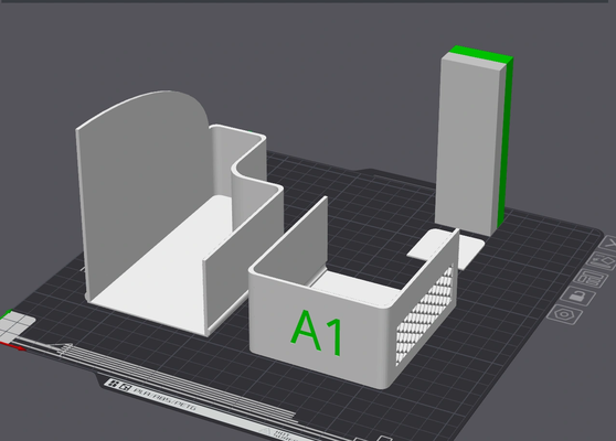 bambu laboratorio a1 mini cursore cacca secchio logo in by ingegneria progetti 3d stampante accessori bambolotto a1mini accessori 3d print model - Mito3D