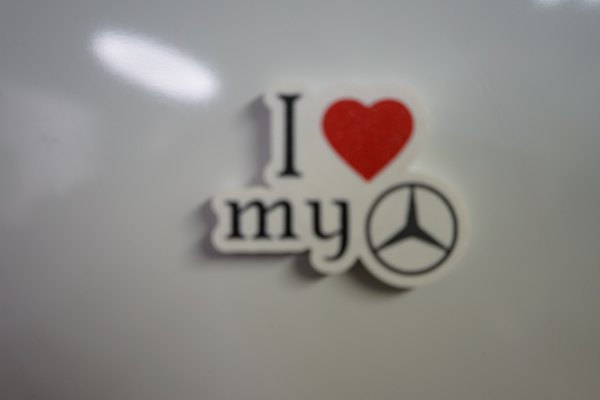 i amore my mercedes magnete by 3d battista stampa domestico arredamento 3d print model - Mito3D