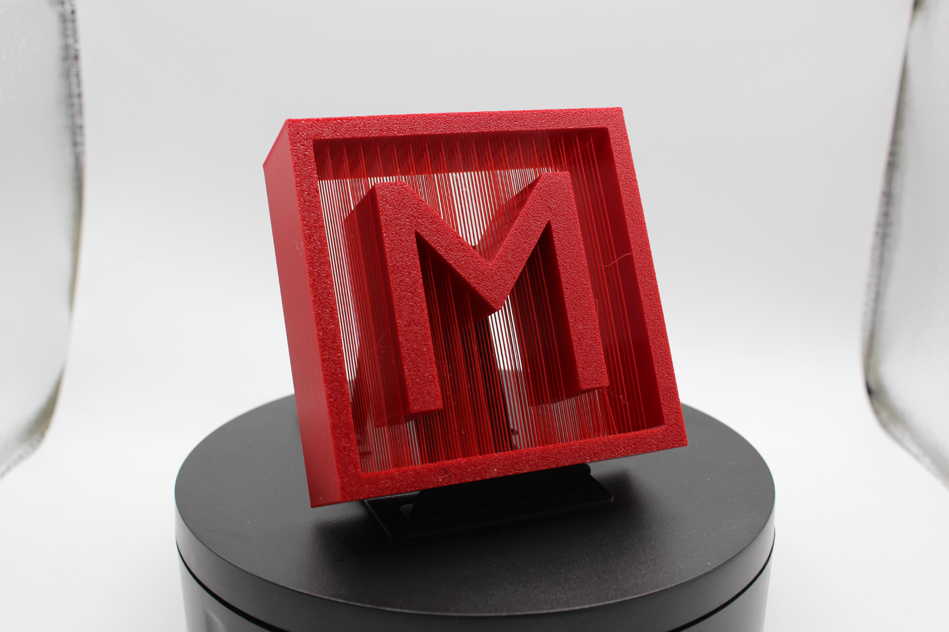 dizi alfabe m by dotcom sanat eseri sanat modeller 3D print model - Mito3D