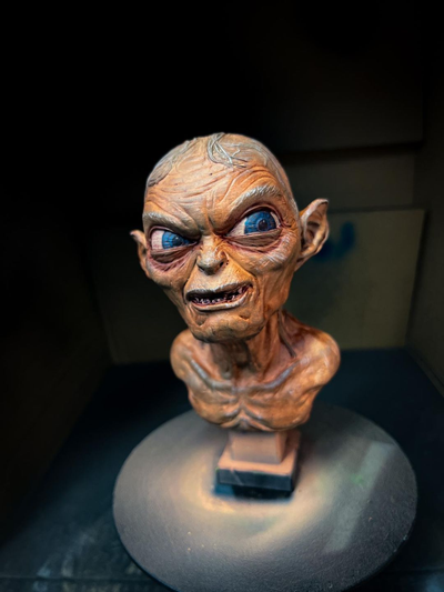 golum büste unterstützung frei neu gemischt by iczfirz miniaturen kreaturen action figur herr ringe 3d print model - Mito3D