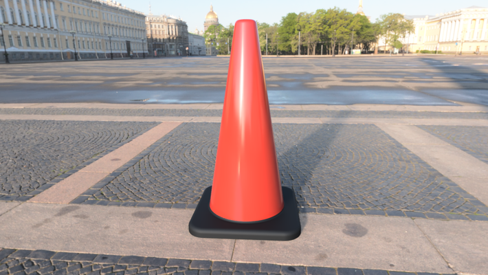 rc drift scale traffic cone by quick5pnt0 hobby & diy car drifting crawling safety 3d print model - Mito3D