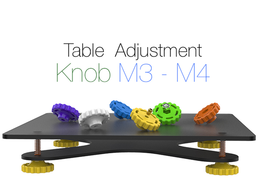 masa ayarlama topuz m3 m4 by ruvim kub 3d yazıcı aksesuarlar uyarıcı 3d print model - Mito3D
