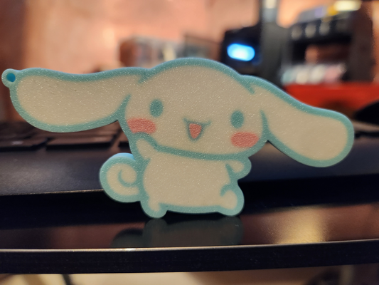 cinnamoroll schlüsselbund geschenk etikett by abonnieren spielzeuge spiele zeichen tasche niedlich schreibtisch 3d print model - Mito3D