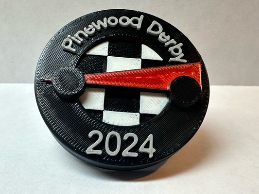 pinewood derby neckerchief slide by bob builder fashion models scout woggle cub scouts boy bsa car 2024 3d print model - Mito3D