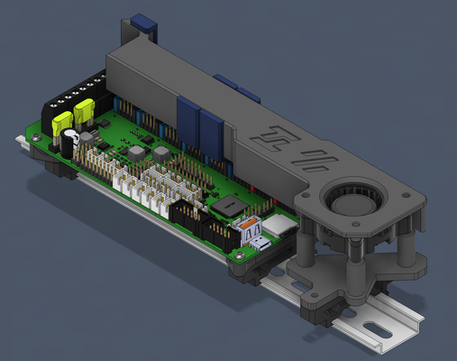 fysetc spider stepper driver cooling by doublet 3d printer parts fysetcspider 3d print model - Mito3D