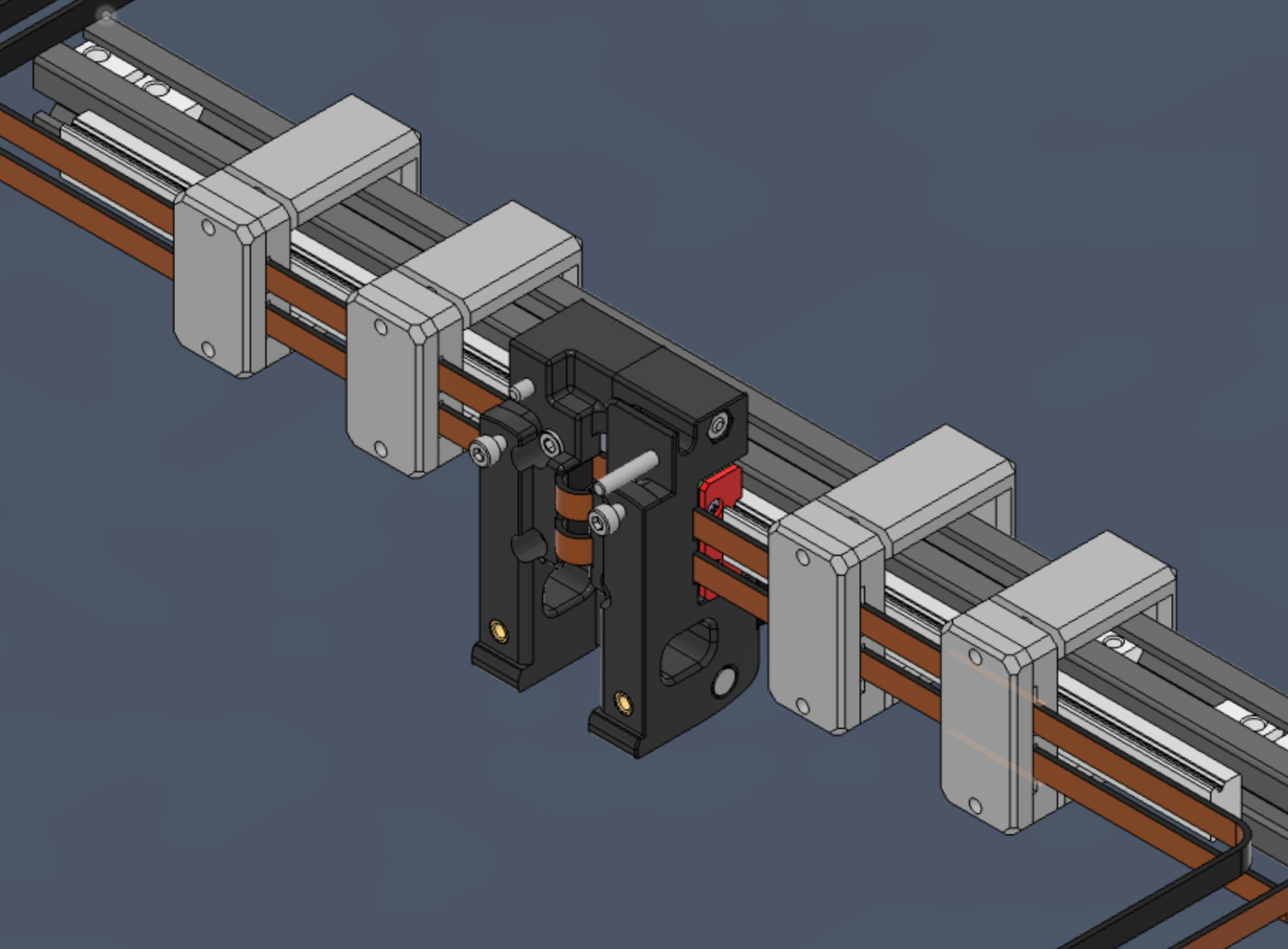 voron ab belt installation helper clamp remixed by doublet 3d printer parts 3D print model - Mito3D