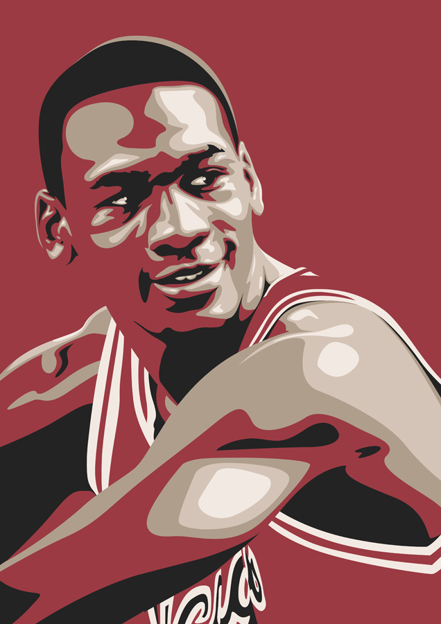 hueforge young micheal jordan by hastcustom3dprints generative 3d model & lithophane hue forge chicago bulls 3D print model - Mito3D