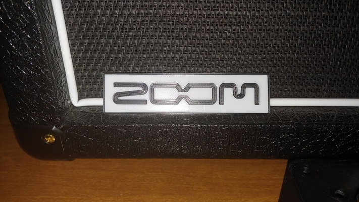 zoom pédales logo by brandt369 art panneaux logos cdr 50 sologo zoom guitare 3d print model - Mito3D